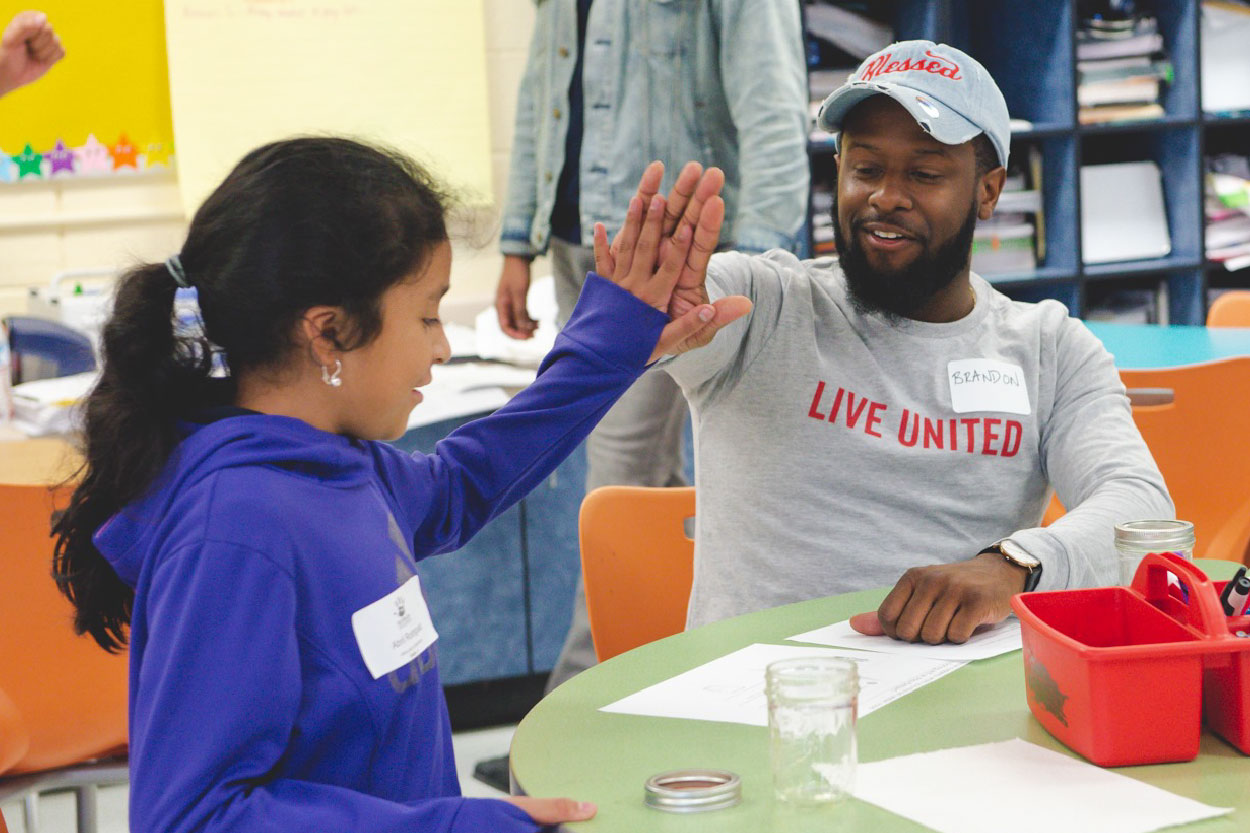 Batavia United Way provides crafts for kids at the Batavia Farmers' Market