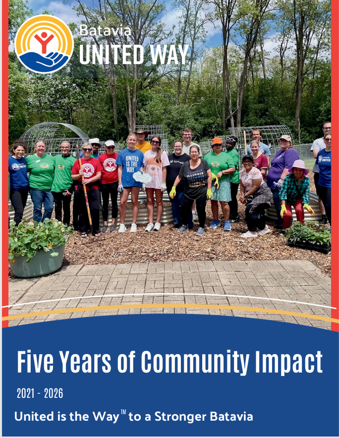 Five Years of Community Impact report cover
